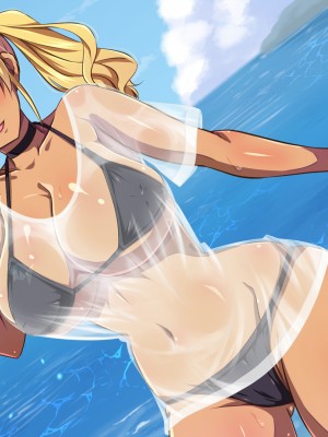 (同人CG集) [クリムゾン艦隊 (霧波カイ)] 移住した南の島で水着女子にヤリたい放題!孕ませ放題! ～私たち、みんな種付けされちゃいました♪～_331_003_0003