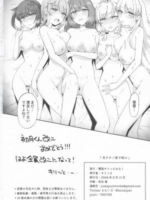 (C104) [雪国キリッとみるく (キリッと)] 月タチノ夜ヲ知ル (艦隊これくしょん -艦これ-)_31