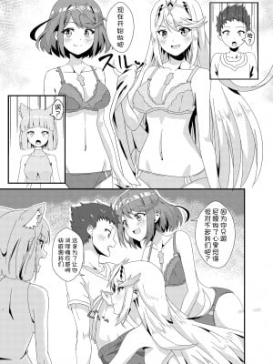 [ShaDraw (かげみや)] ゼノブレ2_にゃんにゃんニアちゃん2 (ゼノブレイド2) [甜族星人x我不看本子汉化] [DL版]_12
