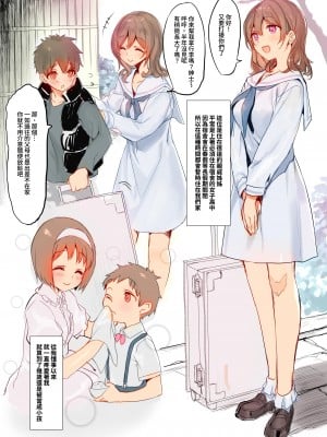 [WASABI (本条たたみ)] オスになった僕とメスになったおねえちゃん｜變成雄性的我和變成雌性的姊姊 [中文] [暁の繁体翻訳]_002