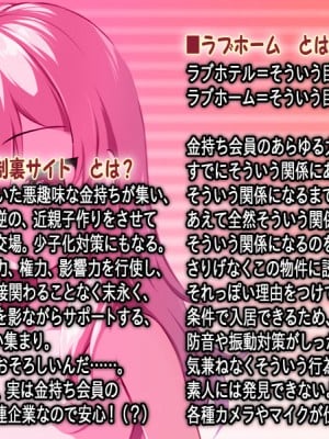 (同人CG集) [かじむらマーケット (かじむらカジマ)] 父×娘ラブホーム３ ～金持ち会員制裏サイト管理物件でパパと子作りするとこ見てて_003_LH03_002