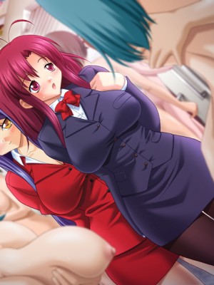 [アンダーリップ] 揺れる巨乳恥女列車～痴漢されたい女達～_ev41