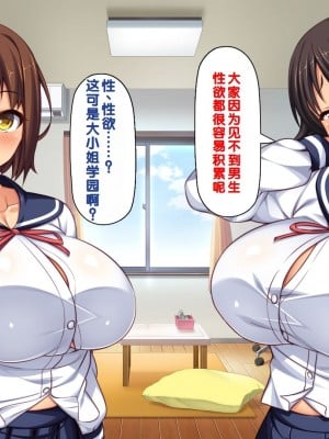 [一億万軒茶屋] 男子禁制女子校のお嬢様達だって性欲を満たしたい！[中国翻訳]_028