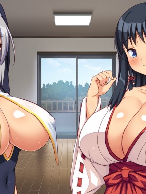 [一億万軒茶屋] 童貞幽霊の俺をエッチで成仏させようとするエロ巫女達！_534
