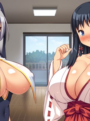 [一億万軒茶屋] 童貞幽霊の俺をエッチで成仏させようとするエロ巫女達！_538