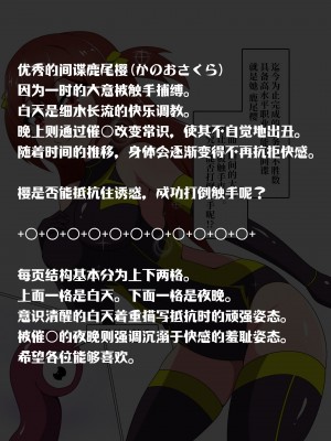 [あまね堂] 潜入スパイ鹿尾桜 快楽責め&催眠調教 ～一ヶ月の記録～[星月汉化]_02
