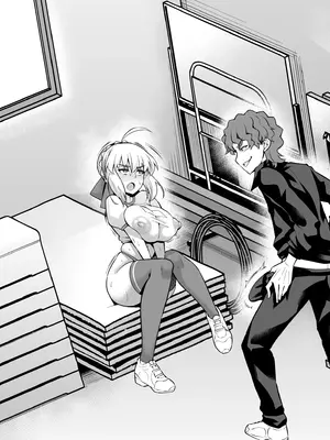 [あんこまん] セイバー、慎二と体育倉庫で…❤ (Fate／stay night)_13