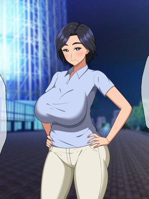 [春葉流亭 (春葉流)] 肝っ玉母ちゃんがマザコン息子の勢いに負けてお嫁さんになっちゃう話 [中国翻訳]_005