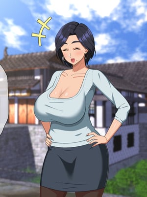 [春葉流亭 (春葉流)] 肝っ玉母ちゃんがマザコン息子の勢いに負けてお嫁さんになっちゃう話 [中国翻訳]_165
