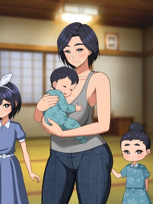 [春葉流亭 (春葉流)] 肝っ玉母ちゃんがマザコン息子の勢いに負けてお嫁さんになっちゃう話 [中国翻訳]_229