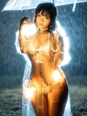 yuuhui玉汇 NO.56 雨夜独舞_011