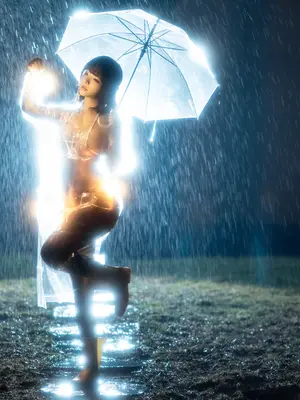 yuuhui玉汇 NO.56 雨夜独舞_008