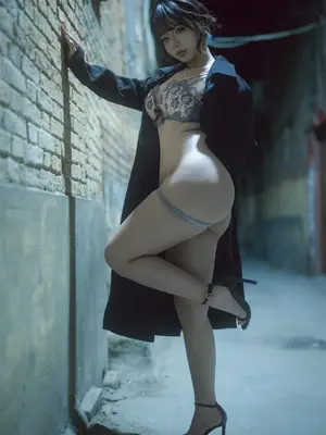 yuuhui玉汇 暗巷_083