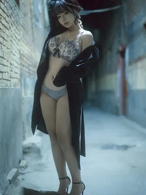 yuuhui玉汇 暗巷_079
