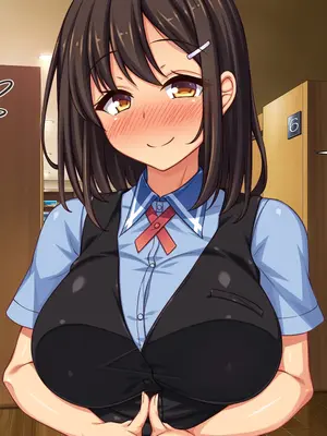 [ミミズサウザンド] 巨乳バイトに囲まれて誘惑されたら不倫してもしょうがないよね ネットカフェ編_006