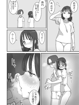 [ひやしまくら] 女友達と過ごすまったりイチャラブHな休日_45