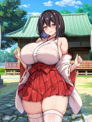 [アイル屋] 爆乳でむっちむちな巫女さんにアヘ顔オホ声で搾り取られるっ [DL版]_040