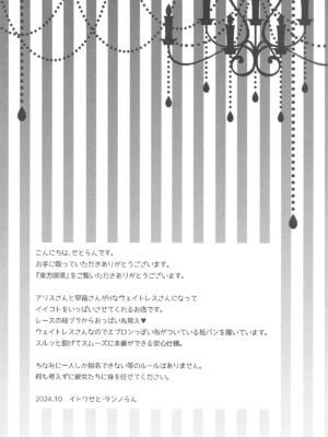 (秋季例大祭11) [せとらん、110 (タンノらん、イトウせと)] 常識改変 ようこそ東方喫茶へ! ～早苗さん&アリスさん編～ (東方Project)_03