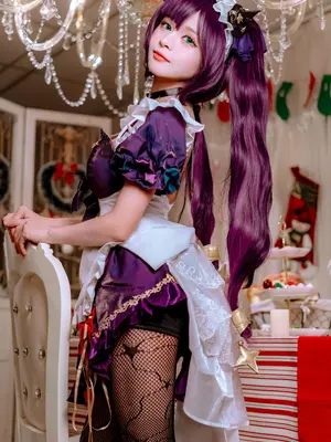 MingMiho - Mona Maid Genshin Impact_12