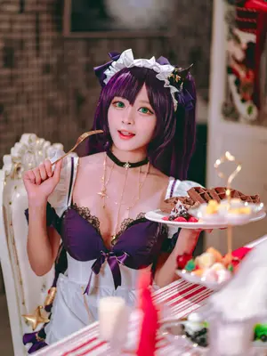MingMiho - Mona Maid Genshin Impact_15