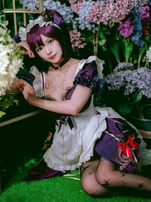 MingMiho - Mona Maid Genshin Impact_18