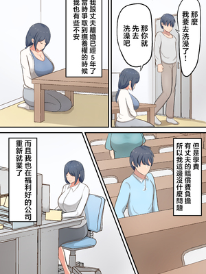 [白雲ゼン] 六畳一間のアパートでお母さんとイチャラブセックス生活 [中国翻訳]__004