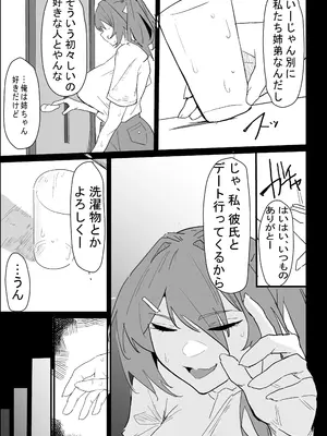 [ぷりんたい] 彼氏持ちの仕方なく抜いてくれる爆乳な姉_005