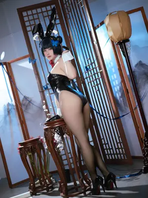 [屿鱼] 龙华妃咲兔女郎（蔚蓝档案）_21