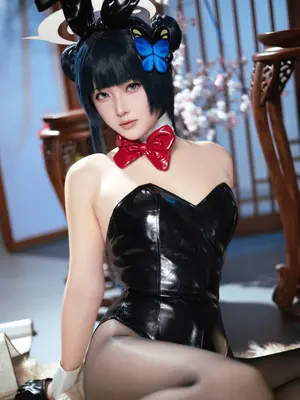 [屿鱼] 龙华妃咲兔女郎（蔚蓝档案）_24