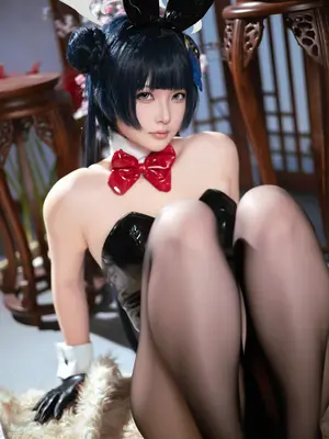 [屿鱼] 龙华妃咲兔女郎（蔚蓝档案）_26