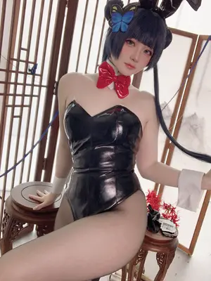 [屿鱼] 龙华妃咲兔女郎（蔚蓝档案）_40