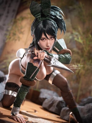 [HaneAme雨波] 英雄聯盟 阿卡莉 兔女郎_06