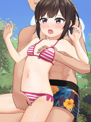 (同人CG集) [益荒男紳士会] 田舎で出会った無知なロリっ子に色々なことを教えてあげちゃう。_43