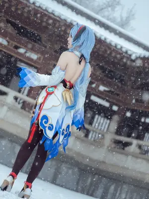 虎森森 - 原神 甘雨 雪景_09