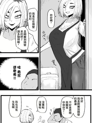 [カブト3号 (アデシ)] 隣の底なし性欲の人妻さん｜隔壁的欲望無底洞的人妻小姐  [中国翻訳]_03