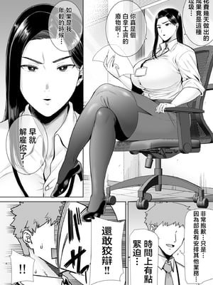 [DOLL PLAY (黒巣ガタリ)] パワハラ女上司と社畜くん [中国翻訳]_003_04