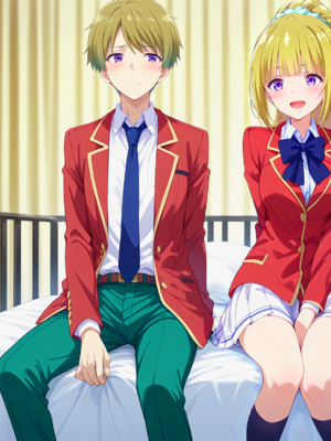 [ぶるーと] 実力至上主義の学園の一軍女子が催眠おじさんに全員寝取られ孕まされる話 (ようこそ実力至上主義の教室へ) [AI Generated]_bb105r