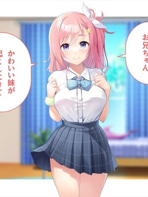 (同人CG集) [ペンギン千番地 (ほしゃら)] 義妹は俺のことが大好きなので、必死に頼めばヤらせてくれる。_233_omake1_004