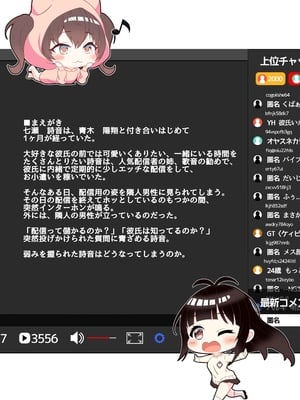 [みるくめろん] 配信者 #清楚彼女は快楽に耐えられない_02