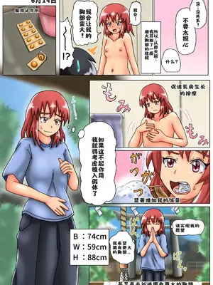 [滑空モグラ] みのりの超乳化記録 ～俺のためにおっぱい大きくしてくれる彼女～｜美纪的超乳化记录 ~按照我的期望让胸部变大的女朋友!~ [ai翻译]_06