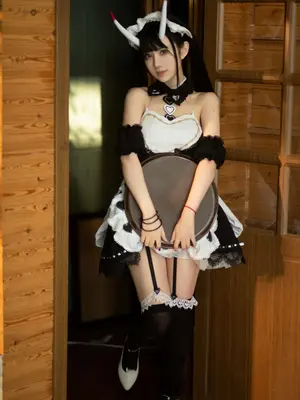 Shika小鹿鹿 - 能代女仆_11