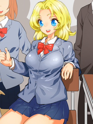 (同人CG集) [子パンダ] 憧れの金髪留学生がヤリチンDQN達相手にロストヴァージン_006_p2