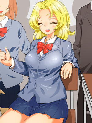 (同人CG集) [子パンダ] 憧れの金髪留学生がヤリチンDQN達相手にロストヴァージン_008_p4