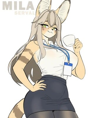 [单推福瑞汉化x五失其二] [Strong Bana] The Sexretary's Work | 秘书的工作_23