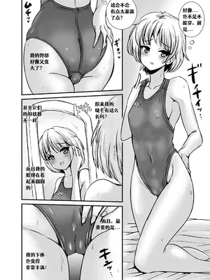 [L.P.E.G. (まる寝子)] 〜TS夏休み〜 女子適正評価スーツ [renyuns个人汉化] [DL版]_09