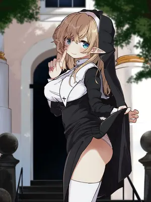 [いーすとはうす (パン☆工場)] エルフの修道女。｜精灵修女 [中国翻訳] [DL版]_02
