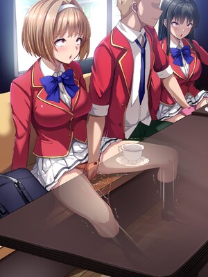[妄想Caution (ダイアル)] かくれてスカートの中を好き放題弄られてるCG集 [薪炎gpt机翻]_162