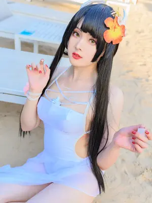 Natsuko夏夏子 - 碧蓝航线 比叡 泳装_45