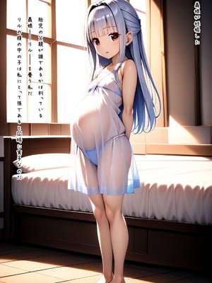 [梅洞てんぷりゃー] 銀髪美少女を義娘にしたら実はサキュバス系！魅入られて子作りに励むことになった話_001