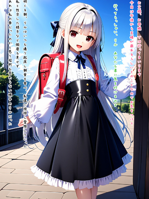 [梅洞てんぷりゃー] 銀髪美少女を義娘にしたら実はサキュバス系！魅入られて子作りに励むことになった話_017